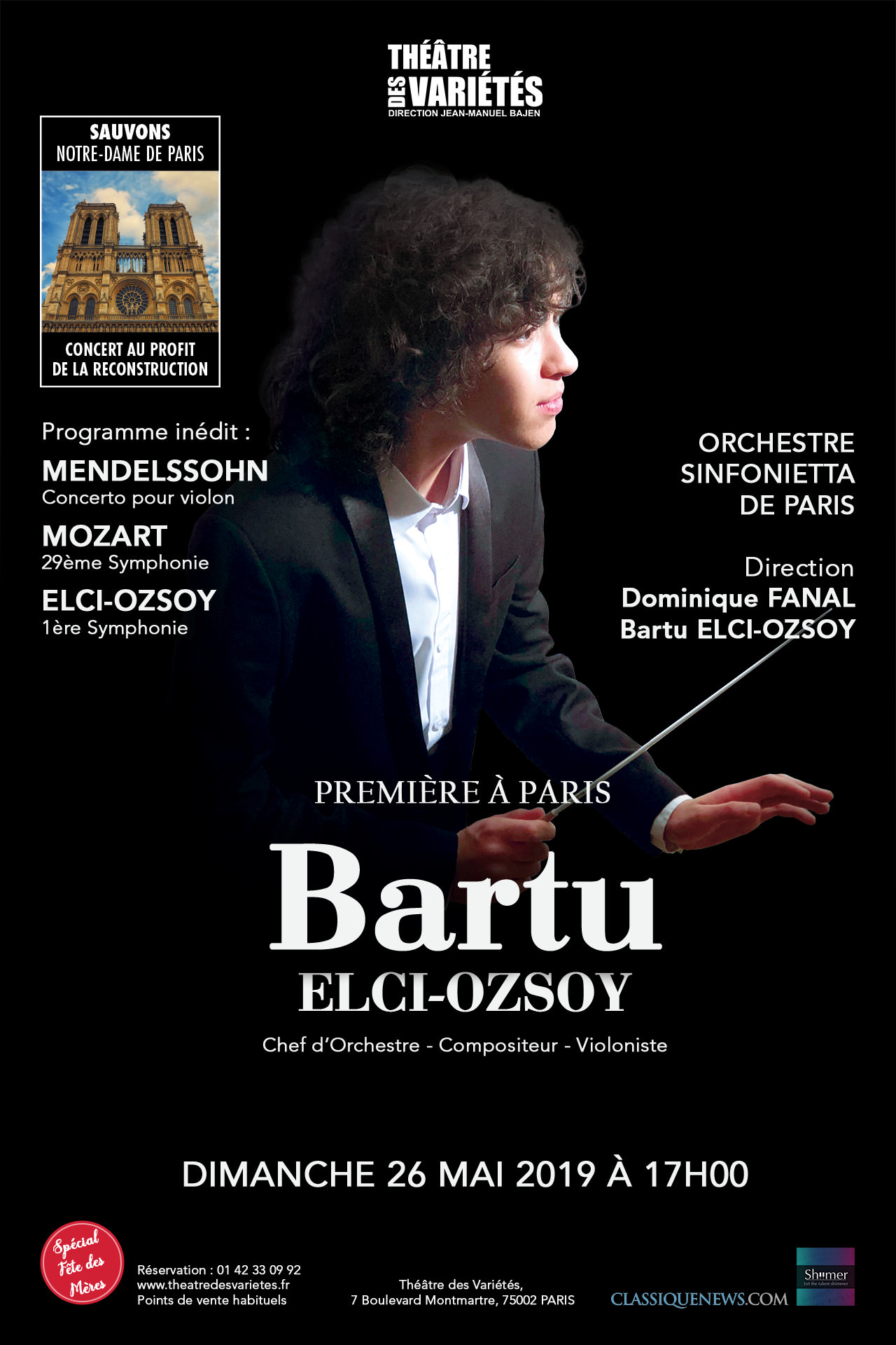 Bartu Elci-Ozsoy à Paris [FINI] - Théâtre des Variétés